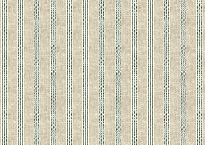 Emily Bond George Stripe Print, Fern - Twist&Fit Roman Blind - Image 8